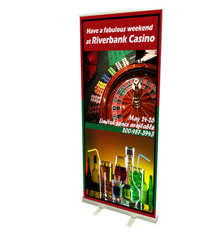 33" Retractable Banner Stand