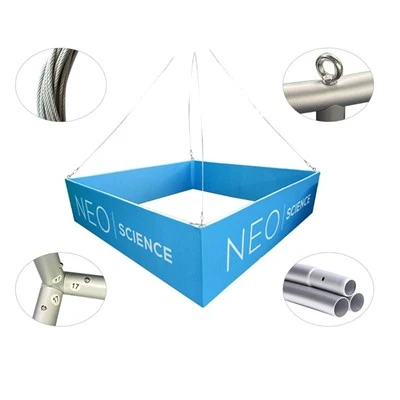 Square Hanging Banner Display